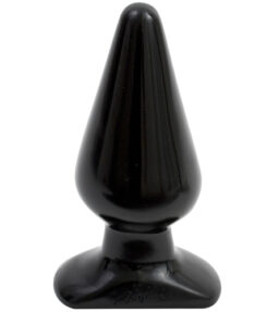 Klassischer Analplug - Glatt und groß - Schwarz