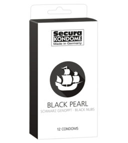 Secura Black Pearl Kondome - 12 Stück