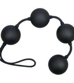 Liebeskugeln mit 4 Kugeln in Schwarz