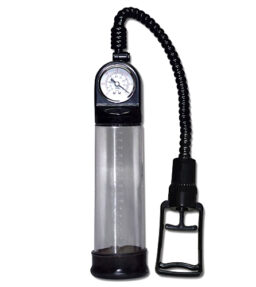 Penispumpe mit Druckmesser