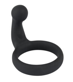 Black Velvet Cockring mit Stimulator