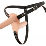 Strap-on mit vibrierendem Doppeldildo