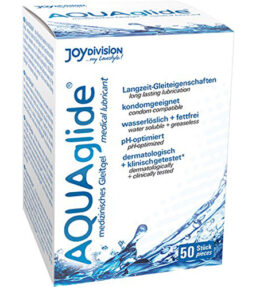 AQUAglide wasserbasiertes Gleitmittel - 50 Beutel