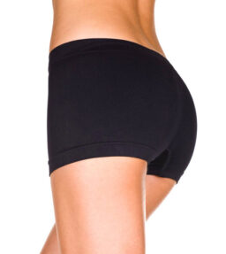 Nahtlose Boyshorts - Schwarz