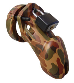 CB-6000 Keuschheitskäfig - Camouflage - 35 mm