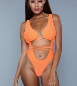 Makayla Monokini - Orange