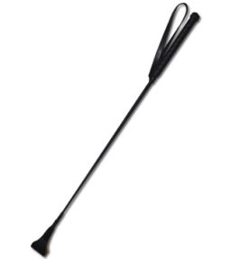 Leder Gerte schwarz