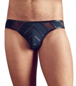 Sexy Herrenunterhose - Blau/Schwarz
