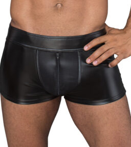 Wetlook Pants mit Reißverschluss