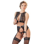 Spitzen Straps-Set