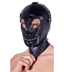 Lederimitat-Kopfmaske