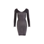 Glitter Minikleid - Schwarz