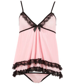 Babydoll-Set in Pink