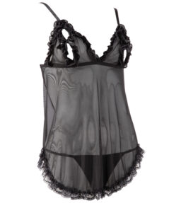 Babydoll mit Rüschen