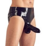 Latex Slip mit Penishülle