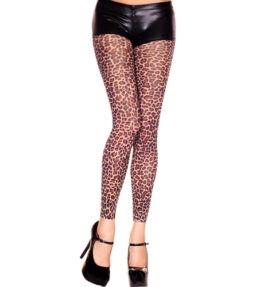 Blickdichte Leggings im Leoparddruck