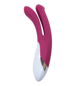 Mystim Doppelvibrator aus Silikon in Violett