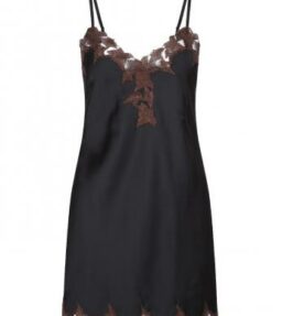 Satin-Nachthemd mit Spitze