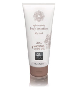 Massage- und Gleitgel 2 in 1 - Seidiger Touch