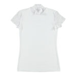 Shirt mit Spitzenärmeln - weiß