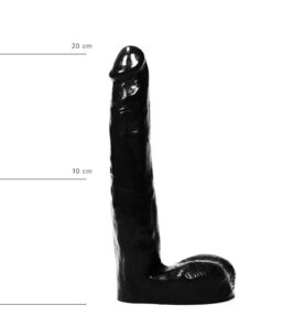 Realistischer Dildo 21 cm - Schwarz