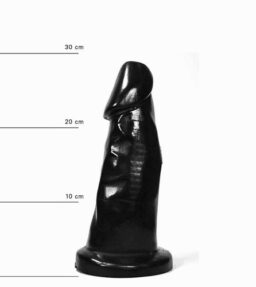 All Black Dildo 39 cm