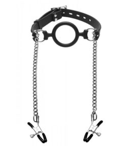 Mutiny Silikon O-Ring Knebel mit Nippelklemmen