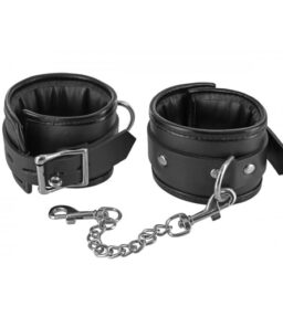 Verschließbare gepolsterte Handschellen mit Kette