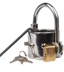 Spiked CBT Ball Stretcher with Scrotum Separator