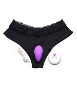 Naughty Knickers Silikon-Fernbedienung Slip mit Vibrator