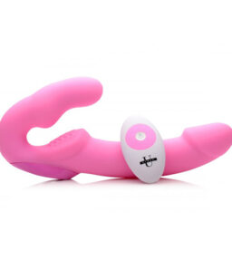 Urge Strap-on Vibrator ohne Gurte - pink