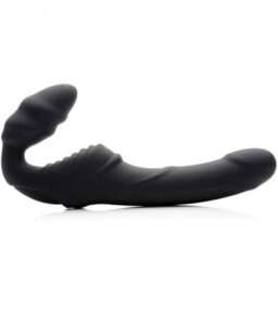 Slim Rider Strapless Strap-on Vibrator - Schwarz