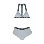 Geripptes Strick-BH-Set