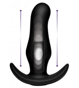 Thump-It Curved Buttplug aus Silikon