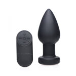 Vibrierender Butt Plug mit LED-Leuchte - Groß