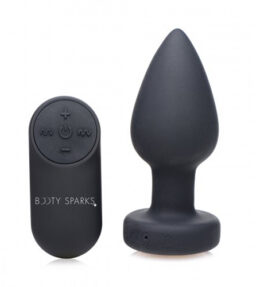 Vibrierender Butt Plug mit LED-Beleuchtung - Mittel