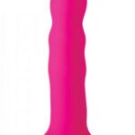 Squeeze-It gewellter Dildo - Rosa