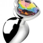 Rainbow Heart Butt Plug - Mittel