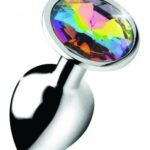 Rainbow Gem Butt Plug - Klein