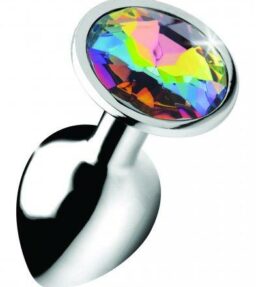 Rainbow Gem Butt Plug - Klein