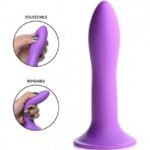 Flexibler Dildo aus Silikon - Lila