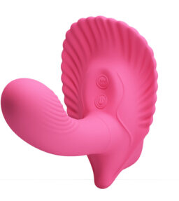 Raffinierter Muschelschalen G-Punkt Vibrator - Hellrosa