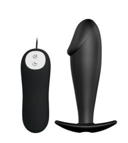 Vibrierender Analplug mit Fernbedienung