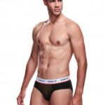 Envy Transparente Herrenslips - Schwarz