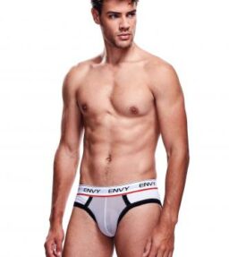 Envy Transparente Herrenslips - Weiß