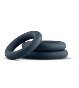 3-teiliges Penisring Set - grau
