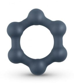 Hexagon Penisring mit Stahlkugeln