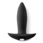 Mini-Plug Vibrations-Buttplug - Schwarz