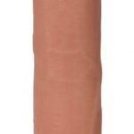 22 cm Realistischer, vibrierender Dildo mit Saugnapf - Hautfarben