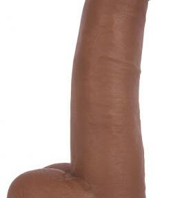 21 cm Realistischer Dildo mit Hodensack - Braun